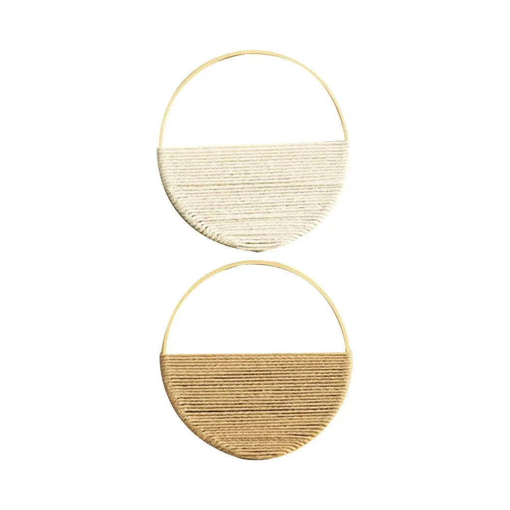 Willowloop – Circulares Makrame-Wandsdekor mit symmetrischem Design