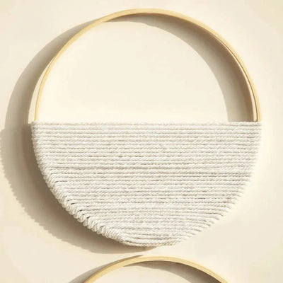 Willowloop – Circulares Makrame-Wandsdekor mit symmetrischem Design