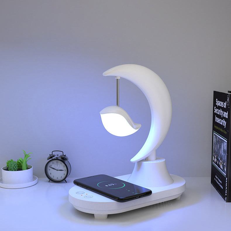 Moonsphere kabellose LED-Lampe mit Bluetooth-Lautsprecher und Ladegerät
