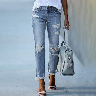 Nora | Distressed Jeans
