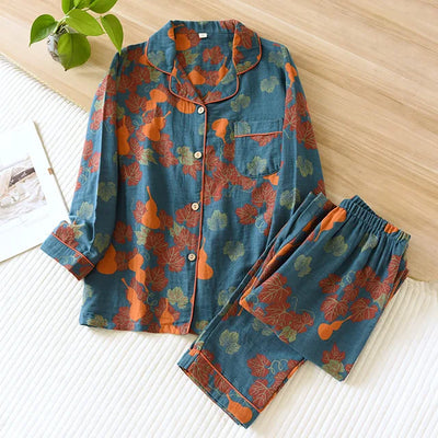 Bedrucktes Pyjama-Set für Damen