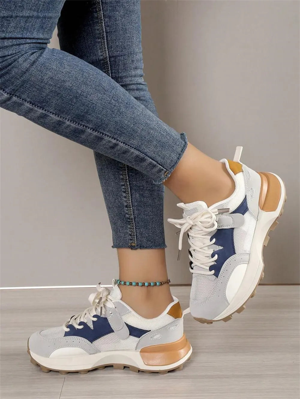 Xenia - Stilvolle Colour-Block-Sneaker