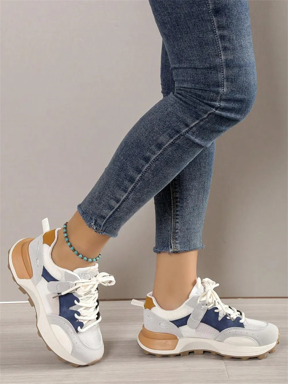 Xenia - Stilvolle Colour-Block-Sneaker