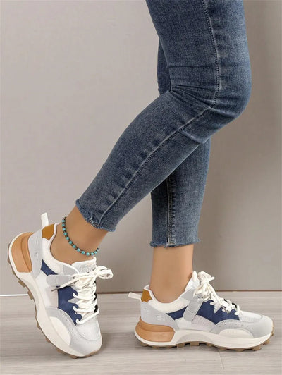 Xenia - Stilvolle Colour-Block-Sneaker