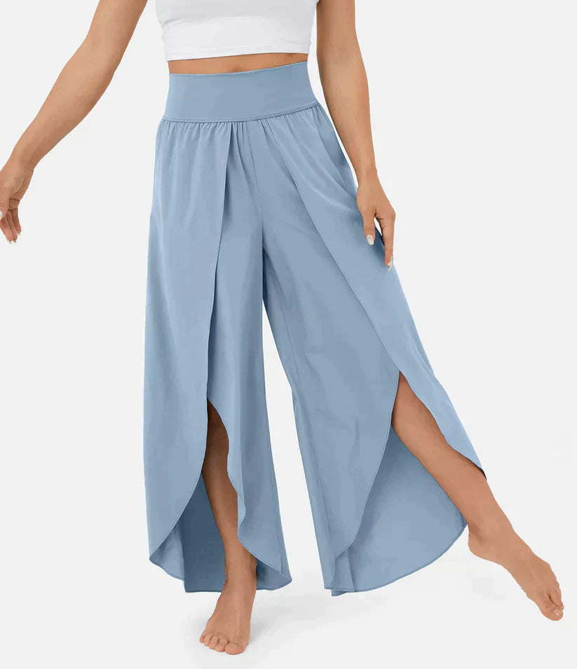 SummerBreeze - Hochtaillierte Palazzo Hose