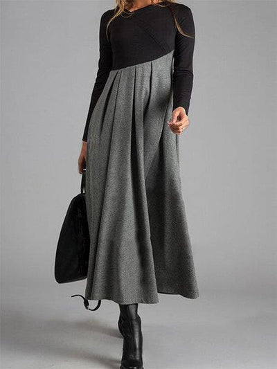 Tanith - Elegantes Freizeitkleid mit langen Ärmeln