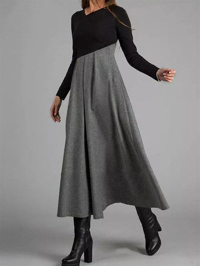 Tanith - Elegantes Freizeitkleid mit langen Ärmeln