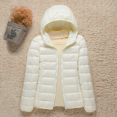 Sarah - Gewattete Jacke mit Kapuze