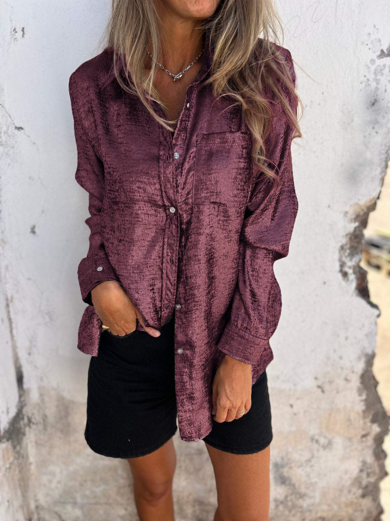 Marlene - Elegante Seidenbluse