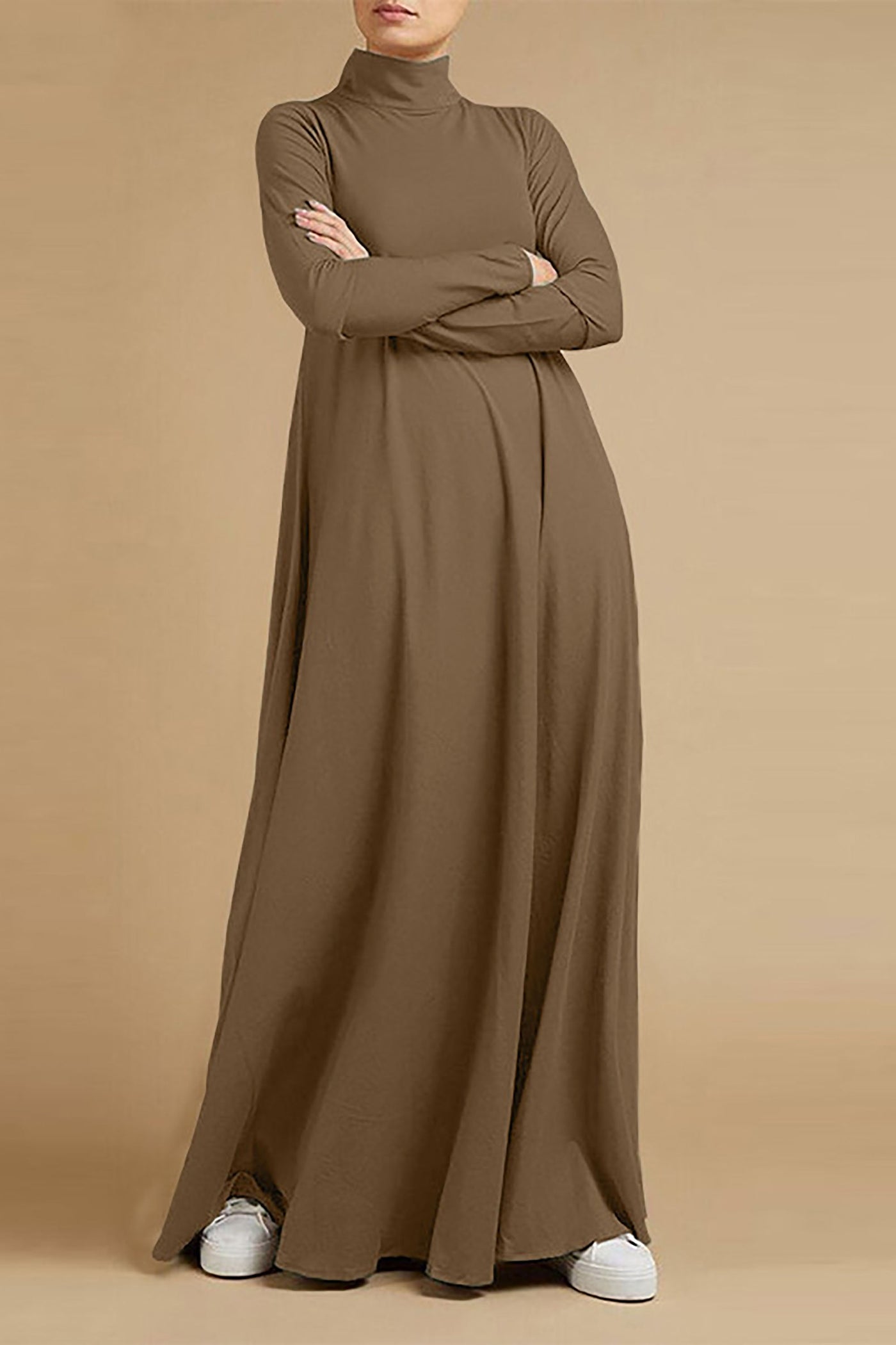 Odessa - Bedekkendes Kleid mit langen Ärmeln