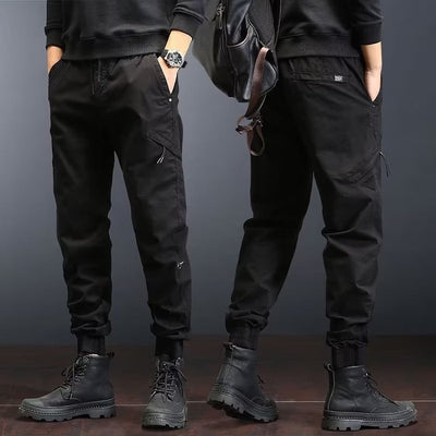 Onyx | Retro Multi-Pocket Freizeithosen