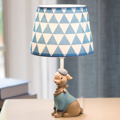PupGlow – munter blaue Hundeschreibtischlampe für Kinder