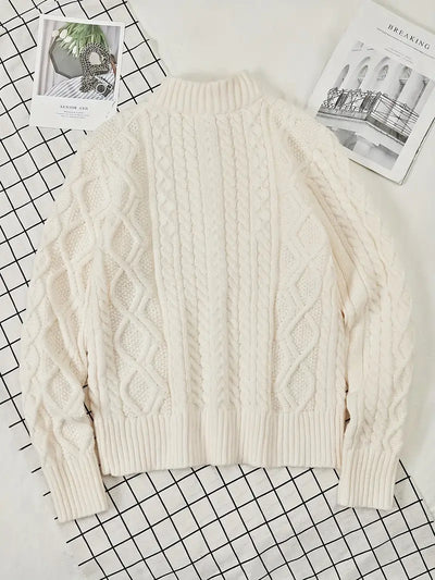 Rabada – Strickpullover Mit Halbem Reißverschluss Und Stehkragen