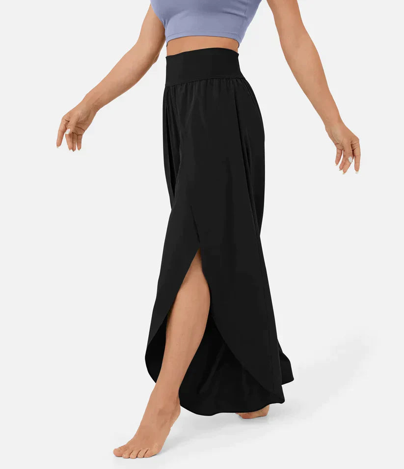 SummerBreeze - Hochtaillierte Palazzo Hose