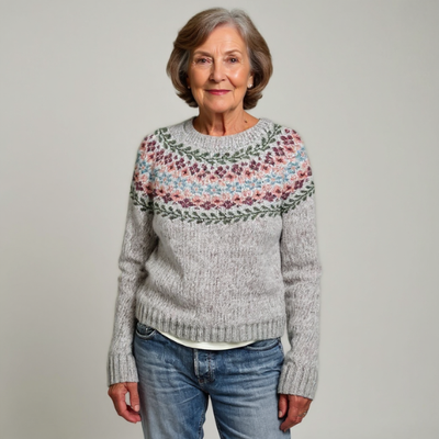 Luciaa - Handge Fertigt Woll Pullover