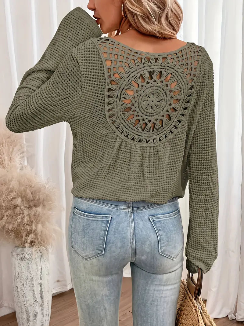 Wilma™ | Elegante Bluse im Ibiza-Stil mit V-Ausschnitt