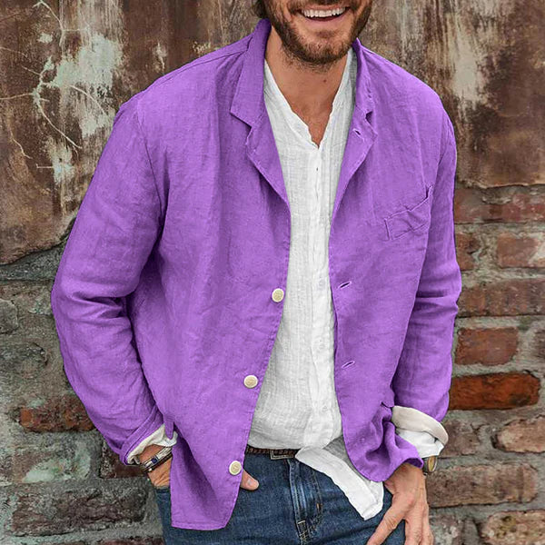 Leichte Jacke mit Knöpfen für Herren