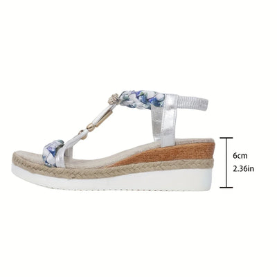 Addison - Women'S Summer New Arrival, Keilsandalen mit Kordel-Detail