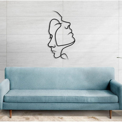 AmoraLine – Minimalistische Wanddekoration mit abstraktem Ausdruck von Liebe