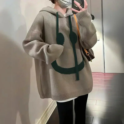 Nika - Niedlicher Smiley Hoodie