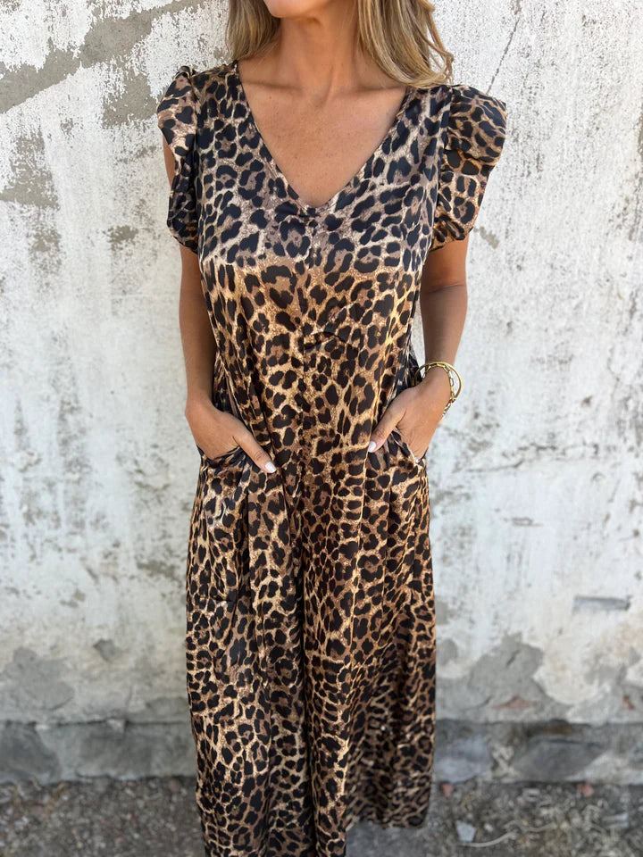 Corrina™ | Eleganter Overall mit V-Ausschnitt