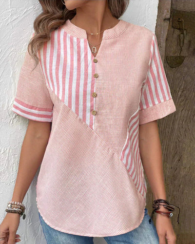 Frederique™ | Elegante gestreifte Bluse