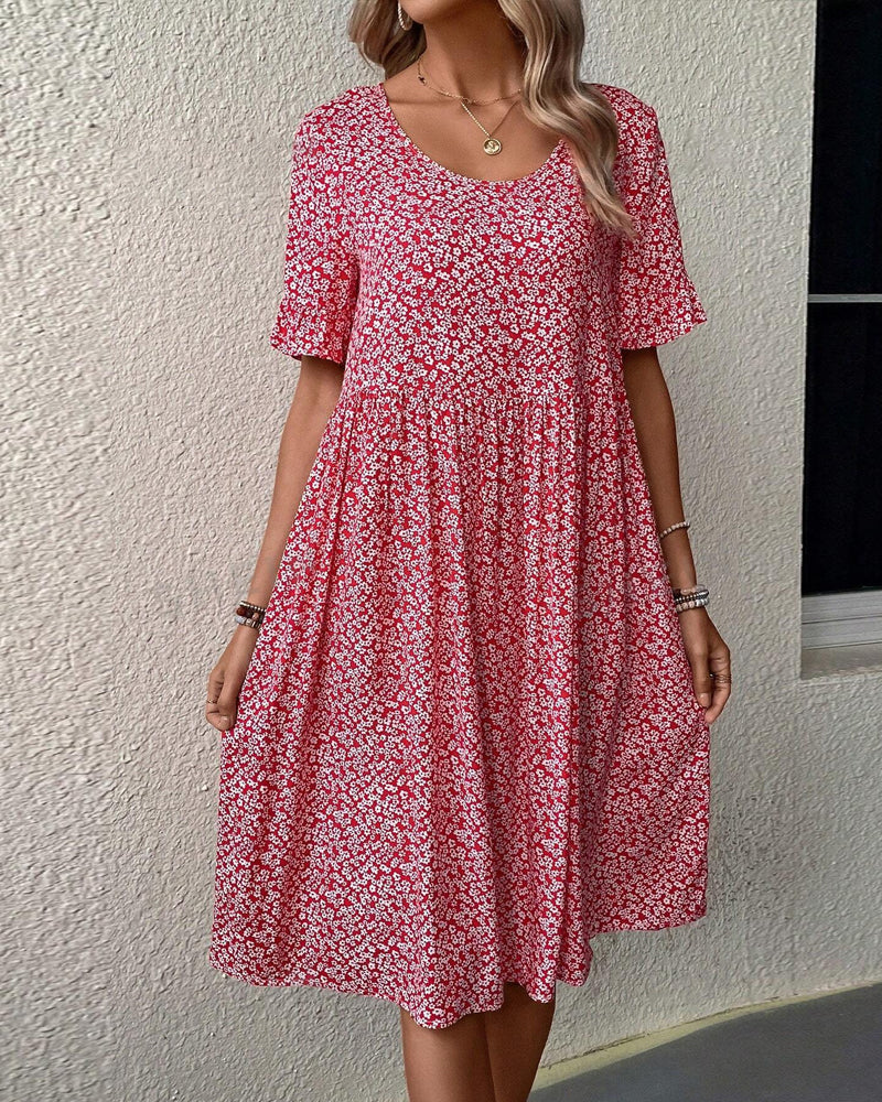 Fleur™ | Elegantes Midikleid mit Blumenmuster