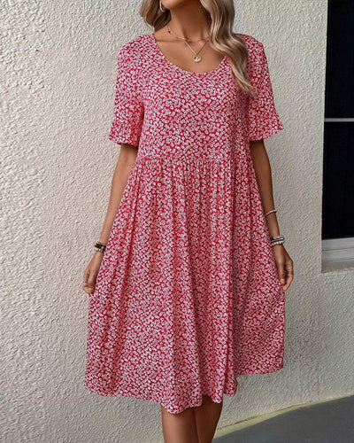 Fleur™ | Elegantes Midikleid mit Blumenmuster