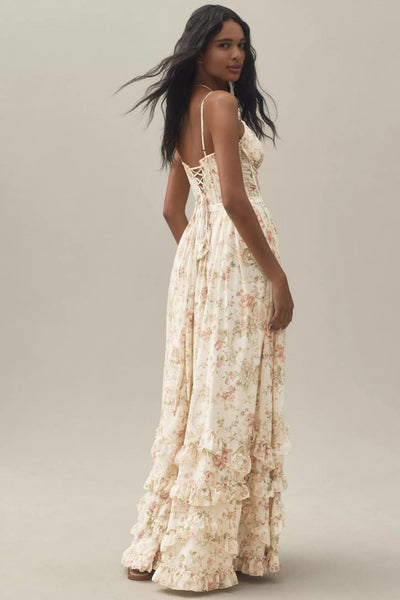 Colette Blumenmuster Maxikleid