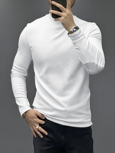 MANUEL · ENG ANLIEGENDER LANGÄRMELIGER PULLOVER