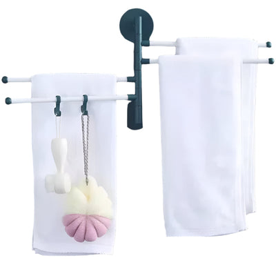 FlexiRack – Zusammenklappbare, rotierende Wandhalterung und Handtuchhalter