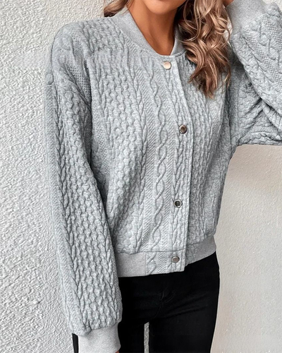 Mireille - Frauen-Strickjacke mit Knöpfen