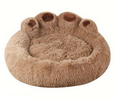 Waschbares Haustierbett CozyPaw mit pfotenförmigem Design