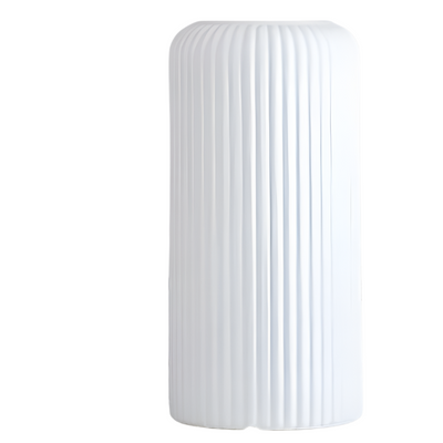 LineaForm Moderne Keramikvase – Künstlerische Streifen Dekoration