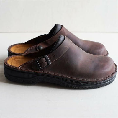 Foteini | Orthopädische Lederpantoffeln