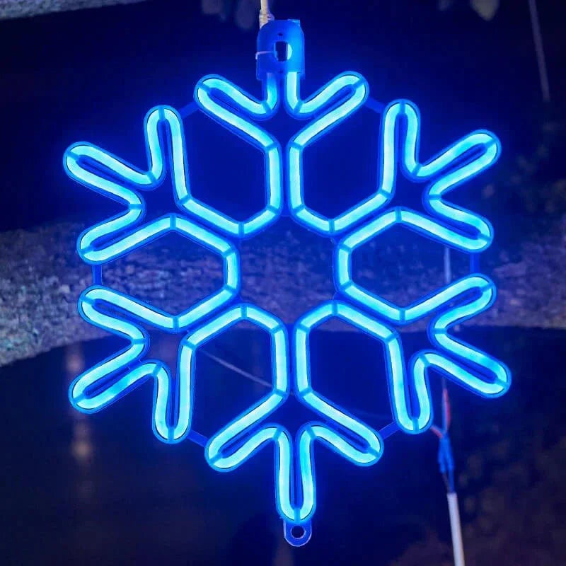 FrostLume Schneeflocken LED Lichterkette