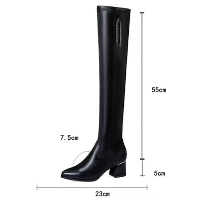 Elisa - Elastische Weiche warme bequeme Stiefel