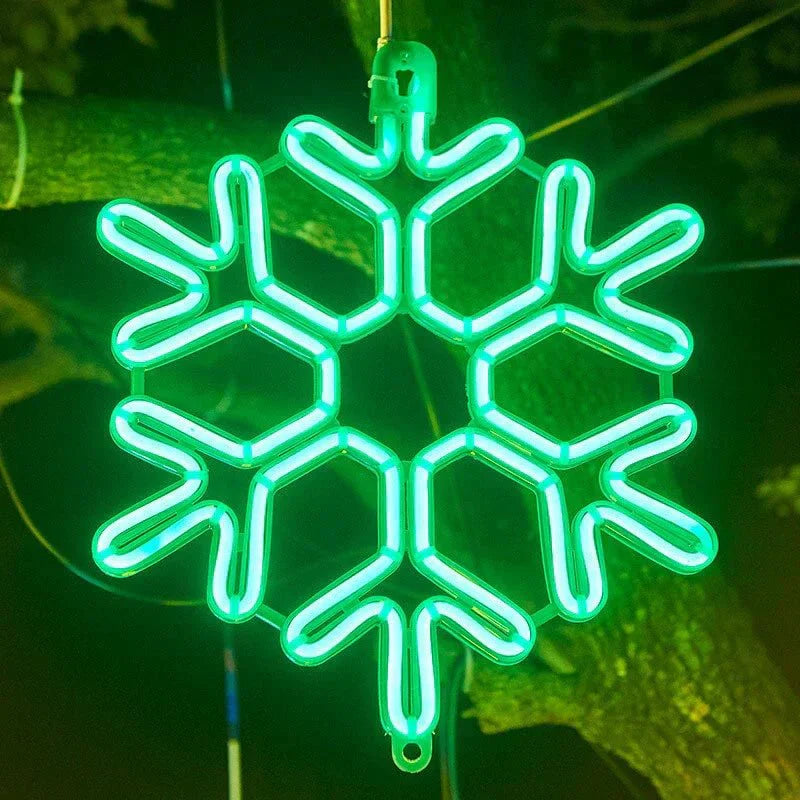 FrostLume Schneeflocken LED Lichterkette