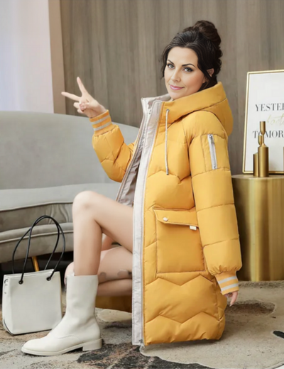 Alessia | Kuscheliger Winter gefütterter Parka Damenmantel