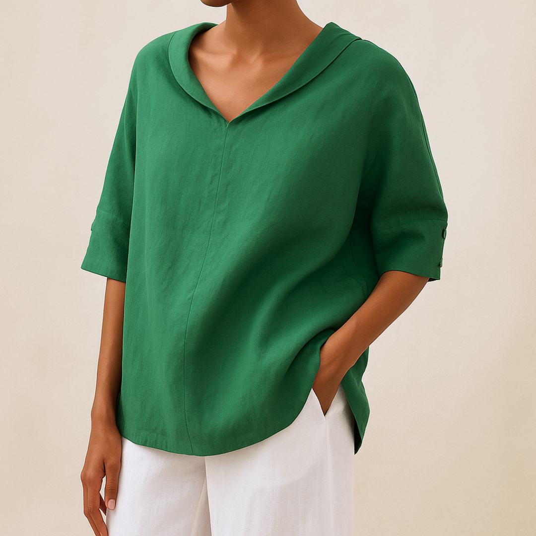 Willeke™ | Elegante Bluse mit V-Ausschnitt
