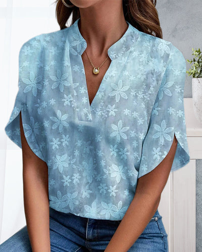 Ellen |  Bluse mit Blumendruck