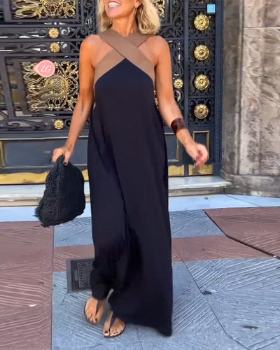 Daphne™ | Elegantes Kleid mit gekreuzten Trägern
