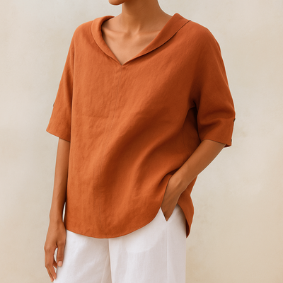 Willeke™ | Elegante Bluse mit V-Ausschnitt