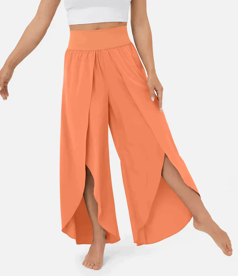 SummerBreeze - Hochtaillierte Palazzo Hose