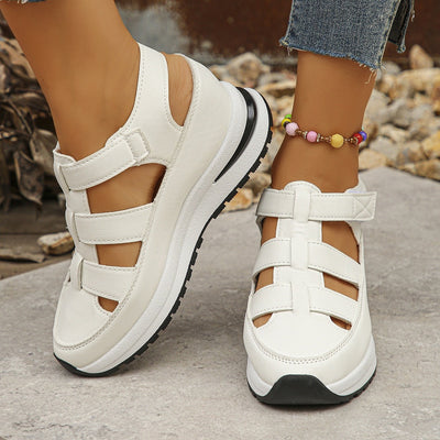 Livia - Weiße Sandalen mit sportlichem Stil