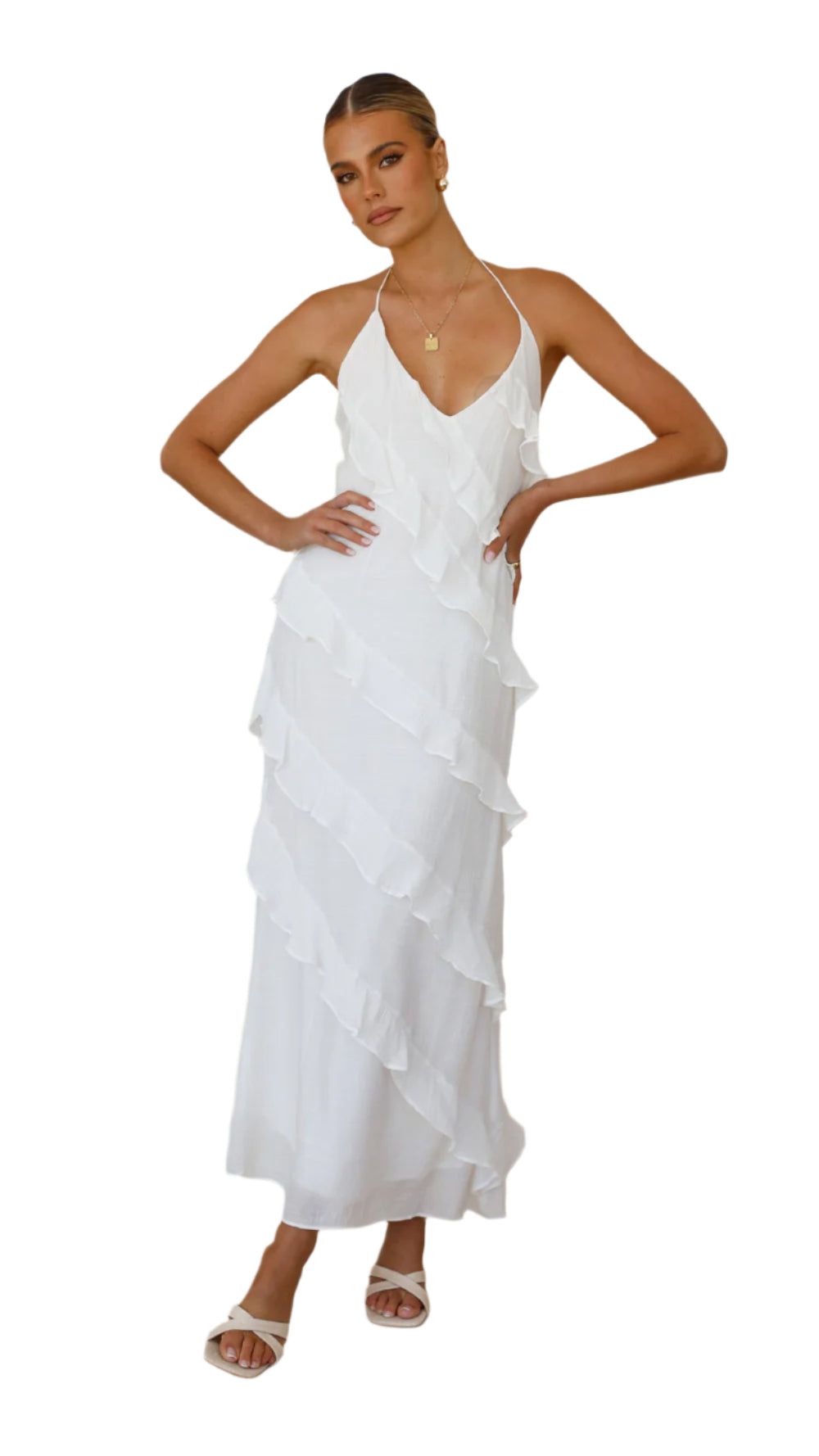 Vanessa - Moderne lange Kleid