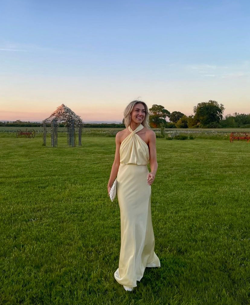 Soline Halsband Maxikleid