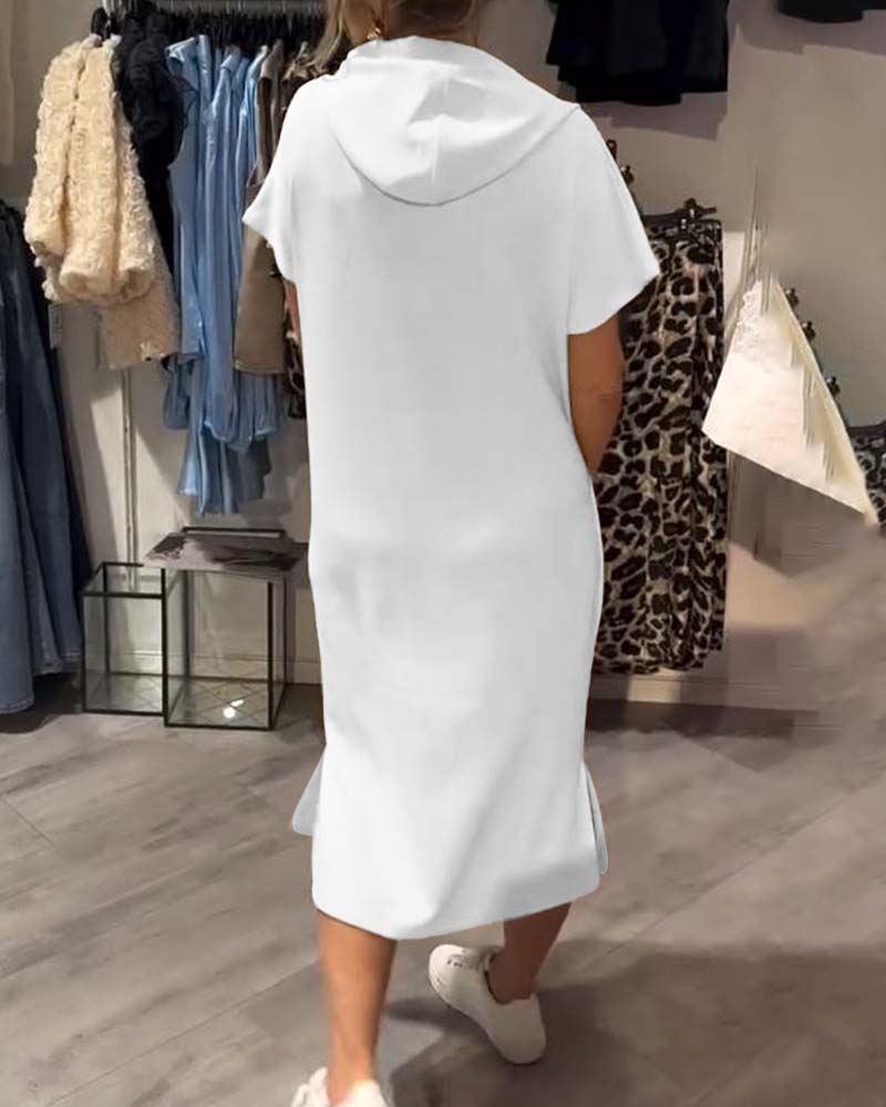 Saskia™ | Lässiges Hoodiekleid