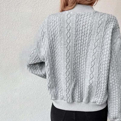 Gestrickte Strickjacke für Frauen
