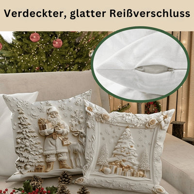 CozyFest – Weihnachtlich Gestalteter Kissenbezug Für Wohnkultur